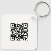 Kundenspezifische Logos und QR-Code Schlüsselanhänger (Rückseite)