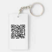 Kundenspezifische Logos und QR-Code Schlüsselanhänger (Rückseite)