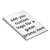 kundenspezifische Logozeitschriftenseiten mit Notizblock (Rechte Seite)