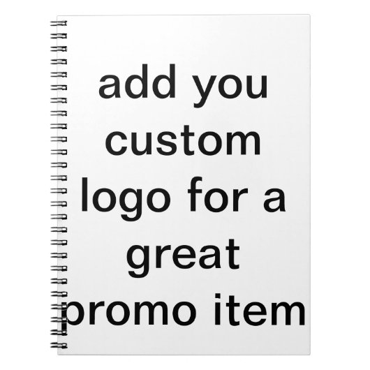 kundenspezifische Logozeitschriftenseiten mit Notizblock (Vorderseite)