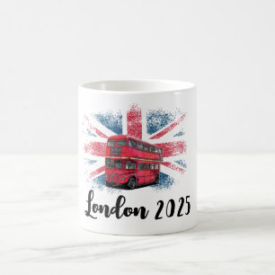 Kundenspezifische Londoner Red Bus Union Jack Souv Kaffeetasse