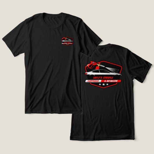 Kundenspezifische Lösungen für den mobilen Autoabw Tri-Blend Shirt (Design vorne & hinten)