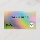 Kundenspezifische Loyalitätskarte Visitenkarte (Rückseite)