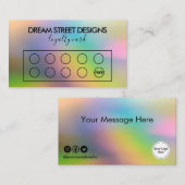 Kundenspezifische Loyalitätskarte Visitenkarte (Vorne/Hinten)