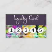 Kundenspezifische Loyalitätskarte Visitenkarte (Rückseite)