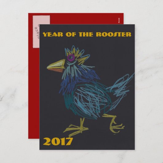 Kundenspezifische lustige chinesische feiertagspostkarte (Vorne/Hinten)