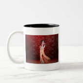 Kundenspezifische lustige Dragqueen Zweifarbige Tasse (Links)