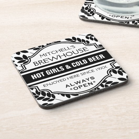 Kundenspezifische lustige getränkeuntersetzer (Linke Seite)