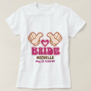 Kundenspezifische lustige Hochzeit T-Shirt