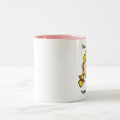 Kundenspezifische Mädchen-Blondine flicht die Zweifarbige Tasse (Mittel)