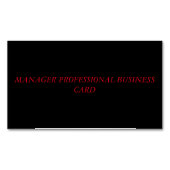 kundenspezifische magnetische Visitenkarte (Vorderseite)