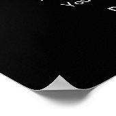 Kundenspezifische Markenbezeichnungen Wifi-Details Poster (Ecke)