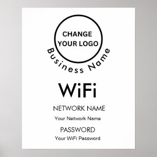 Kundenspezifische Markenbezeichnungen Wifi-Details Poster