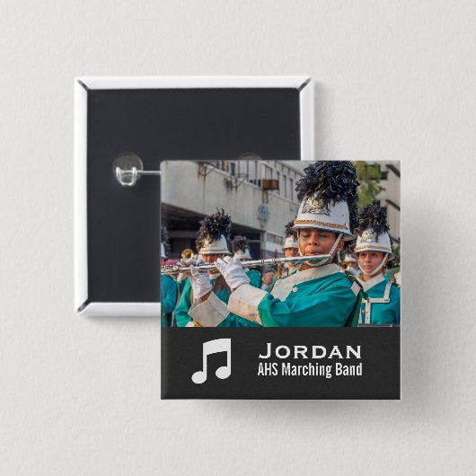 Kundenspezifische marschierendes button (Vorne & Hinten)