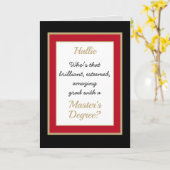 Kundenspezifische Master-Grade Glückwunschkarte Karte (Gelbe Blume)