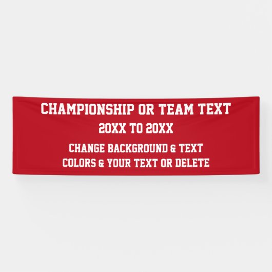 Kundenspezifische Meisterschafts-Fahnen IHRE Banner (Horizontal)