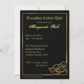 Kundenspezifische metallische einladung (Rückseite)