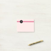Kundenspezifische mit Monogramm Band Posten-it® Post-it Klebezettel (Auf Schreibtisch)