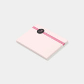 Kundenspezifische mit Monogramm Band Posten-it® Post-it Klebezettel (angewinkelt)