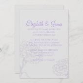 Kundenspezifische moderne einladung (Vorne/Hinten)