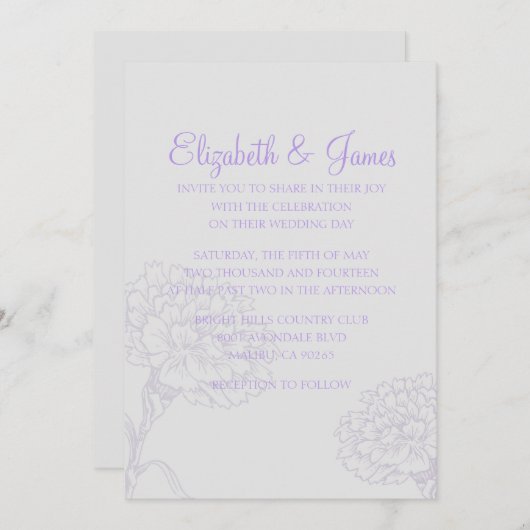 Kundenspezifische moderne einladung (Vorne/Hinten)