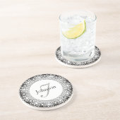 Kundenspezifische Monogramm-Hochzeit Untersetzer (Seite)