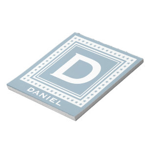 Kundenspezifische Monogramm-, Namen- u. Notizblock