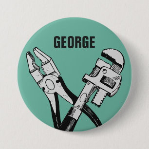 Kundenspezifische Monogramm- u. Farbknöpfe der Button