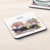 Kundenspezifische Monogramm-Untersetzer des Getränkeuntersetzer (Linke Seite)