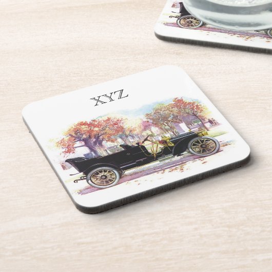 Kundenspezifische Monogramm-Untersetzer des Getränkeuntersetzer (Linke Seite)