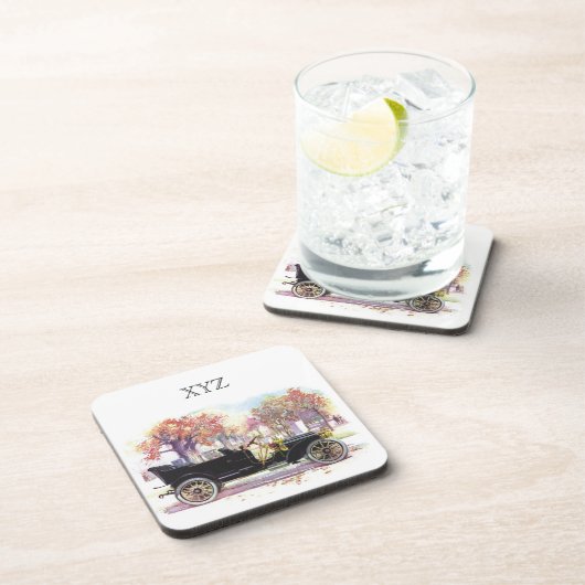 Kundenspezifische Monogramm-Untersetzer des Getränkeuntersetzer (Rechte Seite)