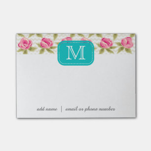 Kundenspezifische Monogramme Posten-it® Post-it Klebezettel