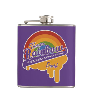 Kundenspezifische Monogrammflasche des Flachmann