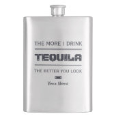 Kundenspezifische Monogrammflasche des TEQUILA Flachmann (Vorderseite)