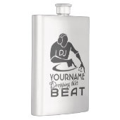 Kundenspezifische Monogrammflasche DJ Flachmann (Rechts)