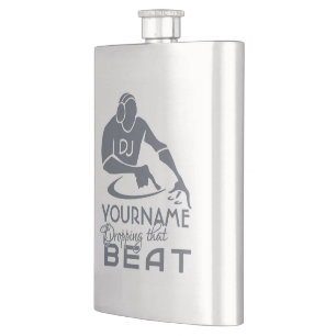 Kundenspezifische Monogrammflasche DJ Flachmann