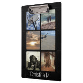 Kundenspezifische multi Foto-Mosaik-Bild-Collage Klemmbrett (Links)