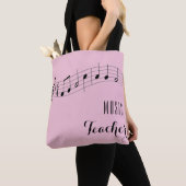 Kundenspezifische Musik-Lehrer-Tasche - Rosen-Rosa Tasche (Von Nahem)