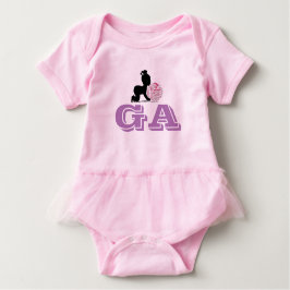 Kundenspezifische Netball-Spieler-Position Baby Strampler