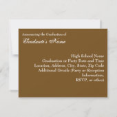 Kundenspezifische niedliche einladung (Rückseite)