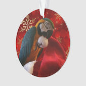 Kundenspezifische Papageien-Foto-Verzierungs-Front Ornament (Vorderseite)