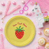 Kundenspezifische PapierPartyplatte mit rotem Pappteller (Party)