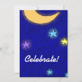Kundenspezifische Party Einladung für Mond und Ste (Vorderseite)