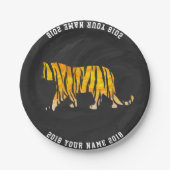 kundenspezifische Party-Platte des Tiger-08of12 Pappteller (Vorderseite)