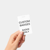 Kundenspezifische personalisierte ABZEICHEN Ausweis (Handheld)