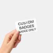Kundenspezifische personalisierte ABZEICHEN Ausweis (Handheld)
