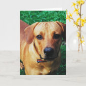 Kundenspezifische Personalisierte Begrüßung von Fo Karte (Gelbe Blume)