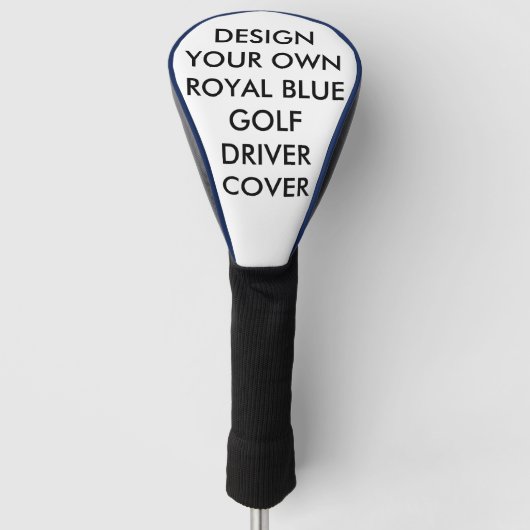 Kundenspezifische personalisierte blaue golf headcover (Vorderseite)