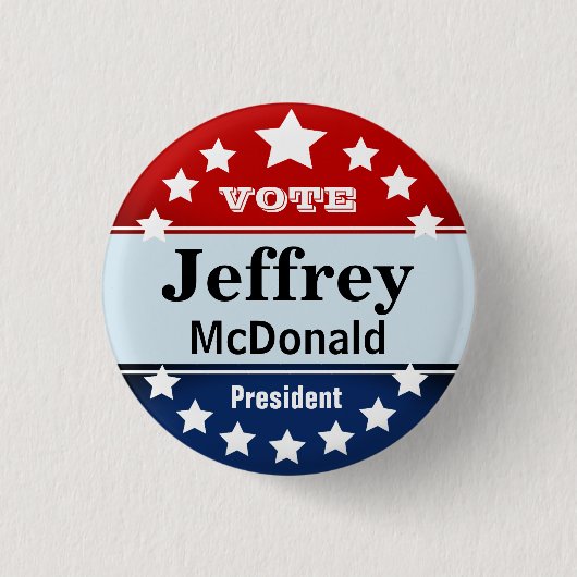 Kundenspezifische personalisierte button (Vorderseite)