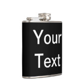 Kundenspezifische personalisierte Flasche Flachmann (Rechts)